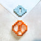 Southwest Rectangle polymer clay cutter set donut jewelry earrings pendant small sharp clay cutters