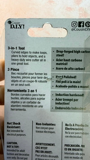 Jewelry Multi-tool pliers cutter needle nose