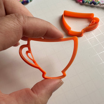 Polymer Clay Mirrored Cutter Set – Teacups | DIY Clay Earrings & Charms - Create Along 