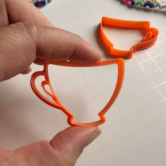 Polymer Clay Mirrored Cutter Set – Teacups | DIY Clay Earrings & Charms - Create Along 