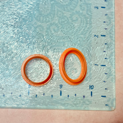 Metal Cabochon inset embossed clip metal bookmark - Create Along 