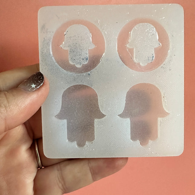 Hamsa Hand of Fatima Blessings Silicone mold - Create Along 