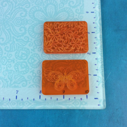Garden Dreams Deco Disc Stamp and Texture Pattern Designs for polymer clay