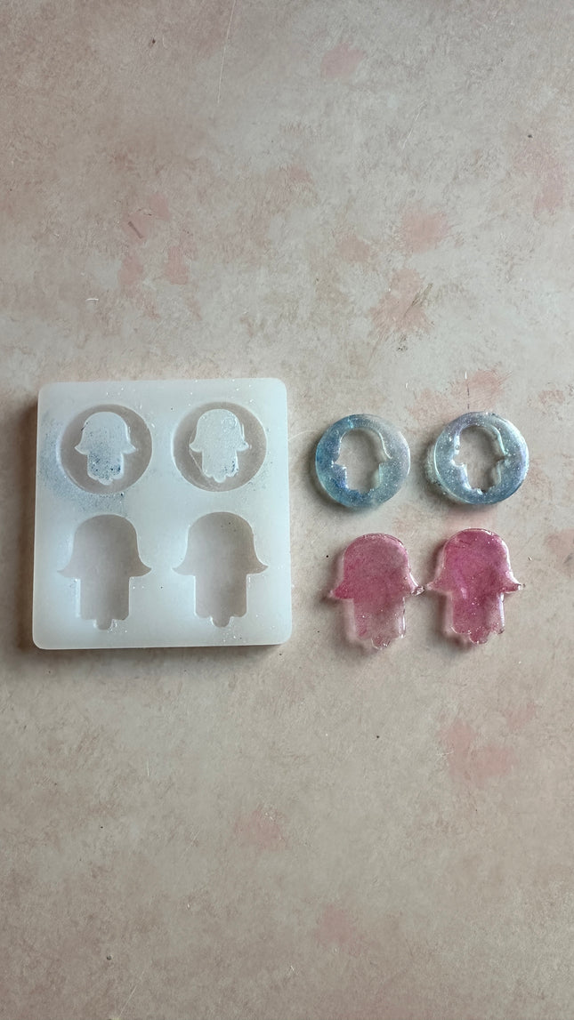 Hamsa Hand of Fatima Blessings Silicone mold - Create Along 