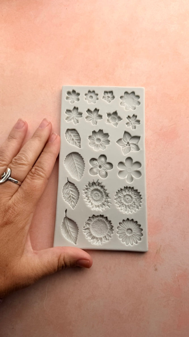 Big Multi-Flower Silicone Mold