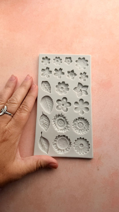 Big Multi-Flower Silicone Mold