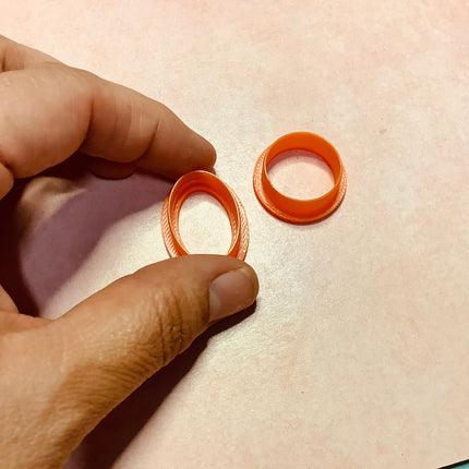 Metal Cabochon inset embossed clip metal bookmark - Create Along 