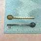 Metal bookmark with cabochon inset and ruler