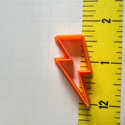 Stormy Nights – Mirrored Lightning Bolt Cutter Set | Polymer Clay Earrings & Jewelry - Create Along 