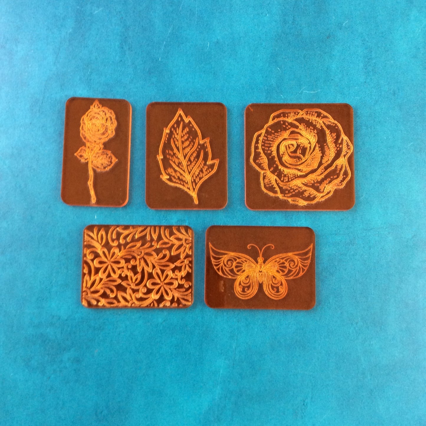 Garden Dreams Deco Disc Stamp and Texture Pattern Designs for polymer clay