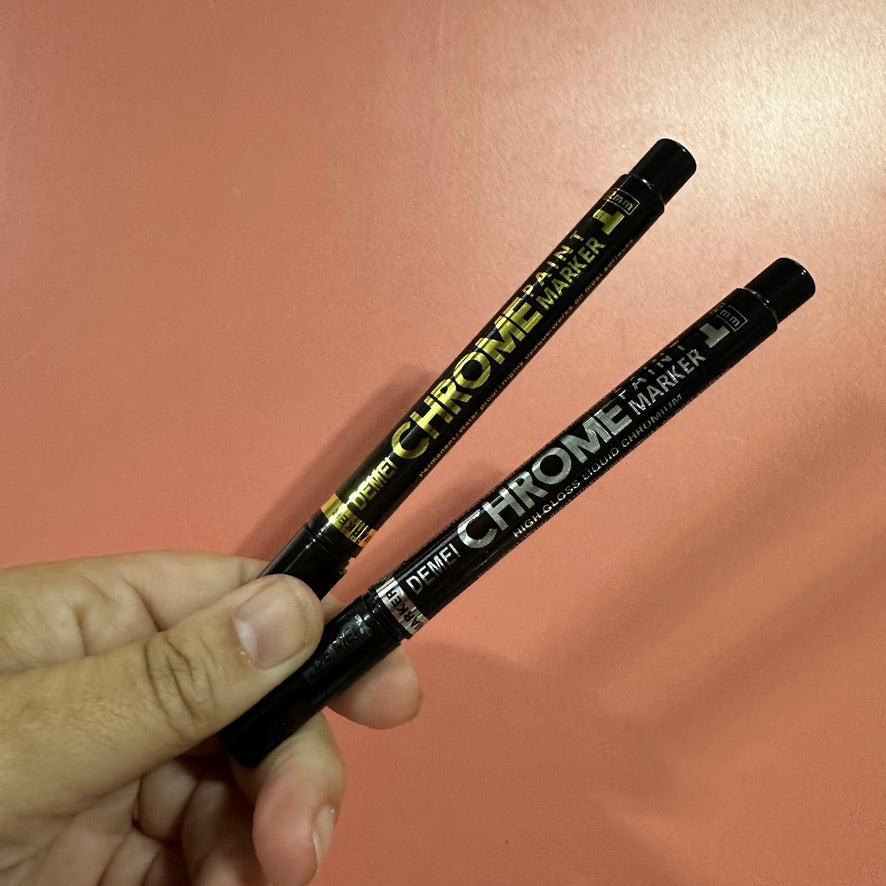 Chrome Marker - Gold or Silver