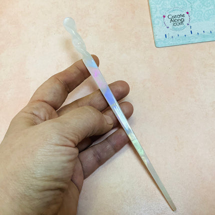 Hair Stick to make bun cover and slide barrettes - Create Along 