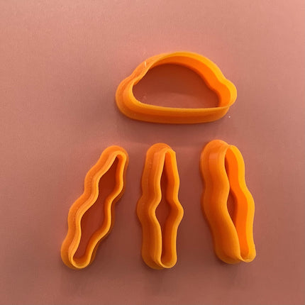Jellyfish Drop polymer clay cutter set | jelly fish clay earring cutters - Create Along 