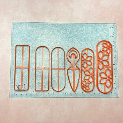 Clay bookmark Cutter Goddess | polymer clay bookmark cutter - Create Along 
