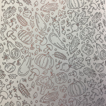 Harvest Silkscreen pumpkins gourds corn mushrooms clay stencil - Create Along 