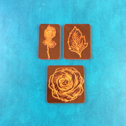 Garden Dreams Deco Disc Stamp and Texture Pattern Designs for polymer clay