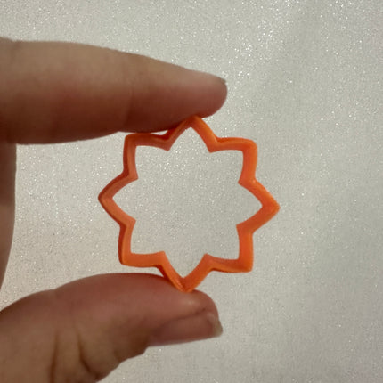 Lotus Flower Cutter | 1.25” Polymer Clay Cutter for Earrings & Jewelry - Create Along 