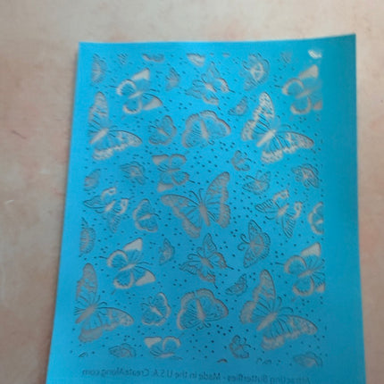 Attracting Butterflies Silkscreen For Crafting For Polymer Clay + Mixed Media
