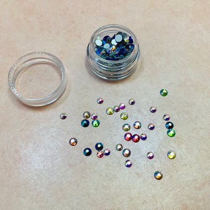 Crystal Rhinestone multi size Hot Fix bake-able glue heat set embellishment - Create Along 