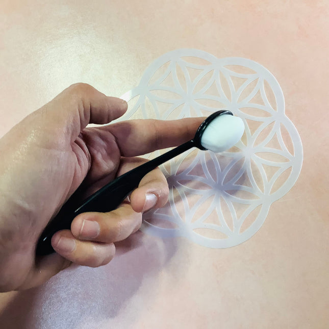 Blender brush, Mica and Paint Applicator, powder brush - Create Along 