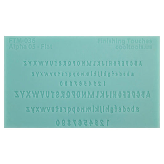 Mini Mold - Alphabet 5 - Flat