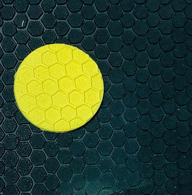 Honeycomb Jumbo Rubber Stamp Texture Sheet Mat for polymer clay metal clay mixed media art - Create Along 