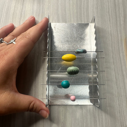 Bead Baking and Drying Rack aluminum includes 20 bead pins in protective case polymer clay pen blanks resin - Create Along 