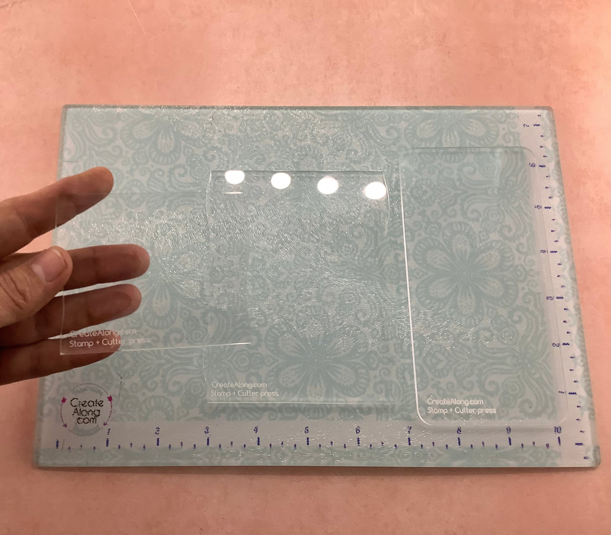 HOW TO STAMP WITH AN ACRYLIC BLOCK FOR BEGINNERS 