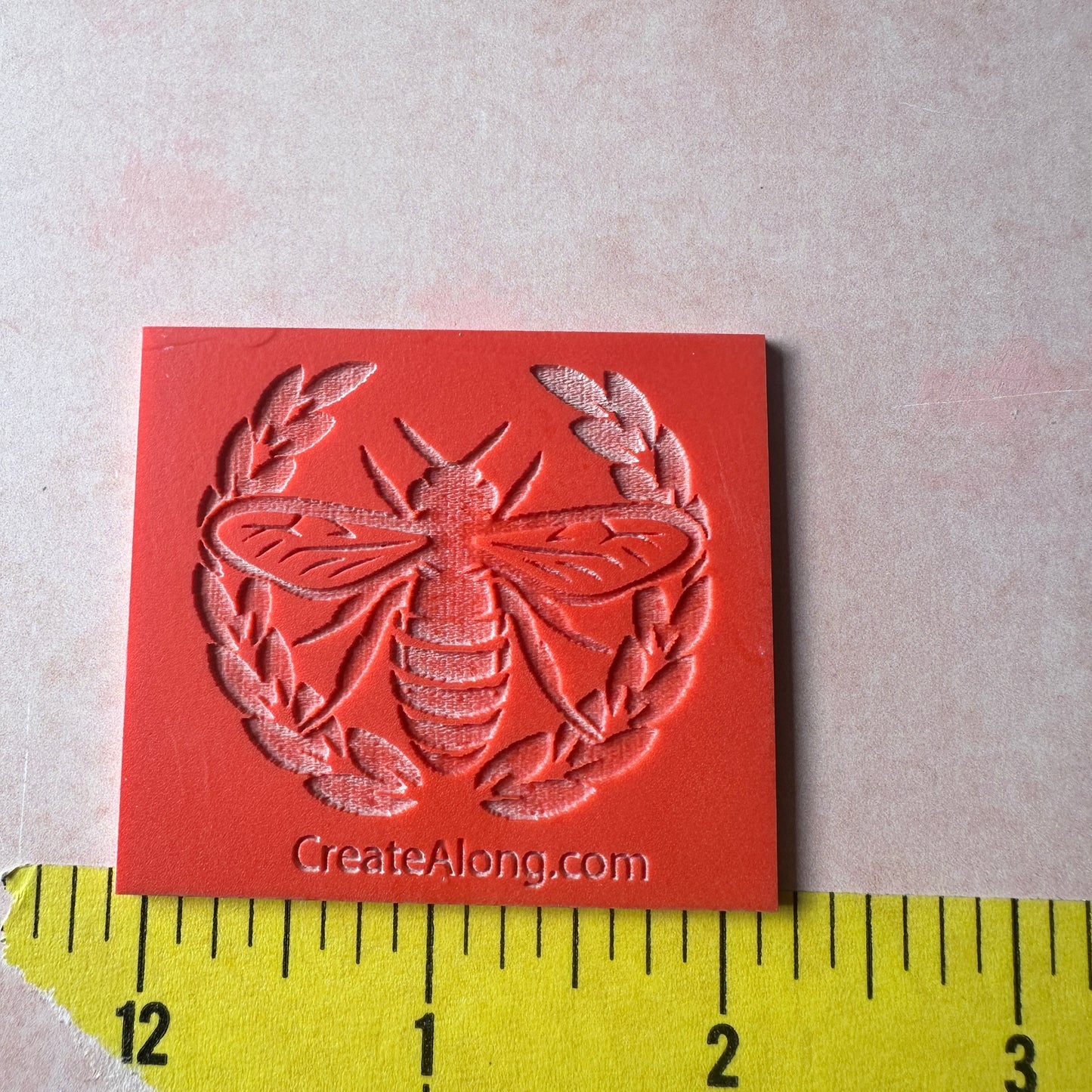 Queen Bee rubber stamp deco element small stamps for polymer clay and crafts
