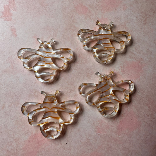 Bees Knees Acrylic charms earring components