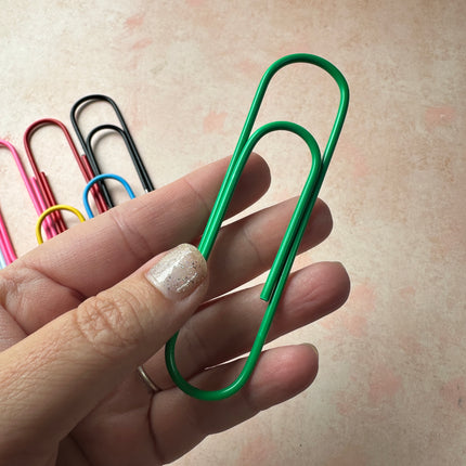 Big paperclip bookmark decorate with beads - Create Along 