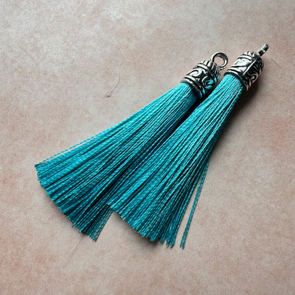 Bookmark or earring boho tassels set of 2 - Create Along 