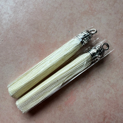 Bookmark or earring boho tassels set of 2 - Create Along 