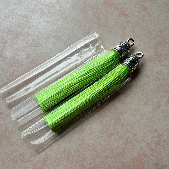 Bookmark or earring boho tassels set of 2 - Create Along 