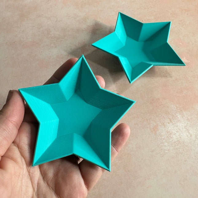 Star Shaped Trinket Dish Form – Bakeable Mold for Polymer Clay - Create Along 