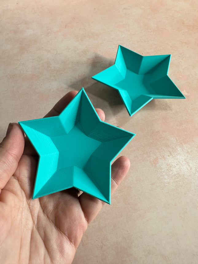 Star Shaped Trinket Dish Form – Bakeable Mold for Polymer Clay - Create Along 