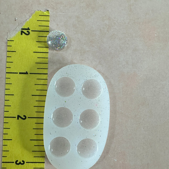 Stud & Dot Silicone Mold – Choose 20mm, 15mm, 12mm, 10mm - Create Along 
