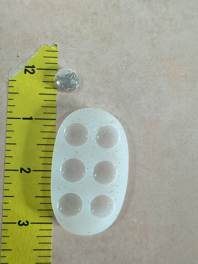 Stud & Dot Silicone Mold – Choose 20mm, 15mm, 12mm, 10mm - Create Along 