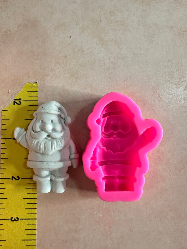 Santa Claus clay mold Christmas Winter crafting - Create Along 