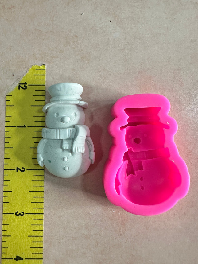 Snowman clay mold Christmas Winter crafting - Create Along 