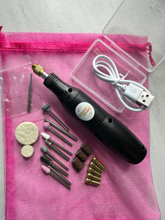 Rechargeable Pencil Drill handheld rotary sander for polymer clay