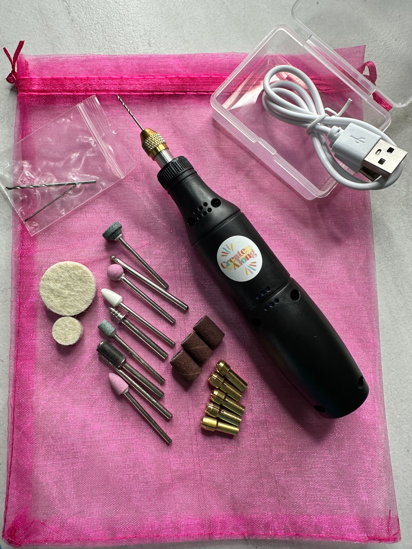 Rechargeable Pencil Drill handheld rotary sander for polymer clay