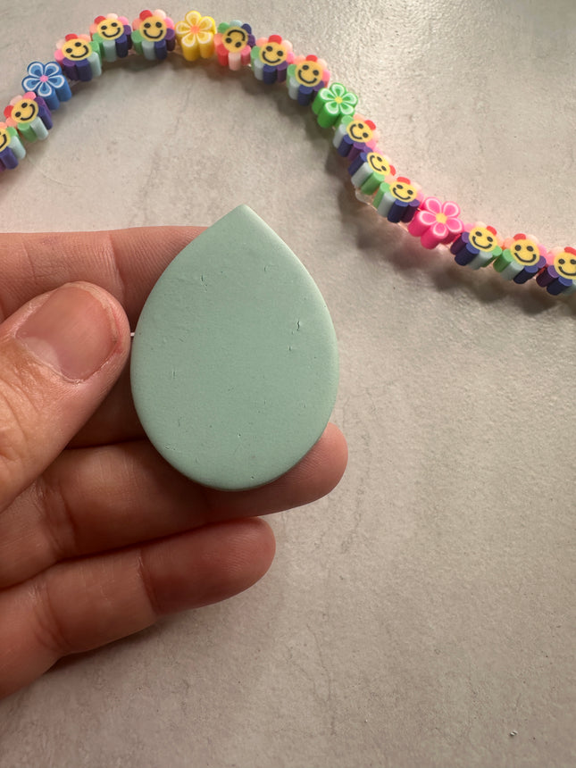 Earring Basics Classic Teardrop Rounded polymer clay cutter - Create Along 