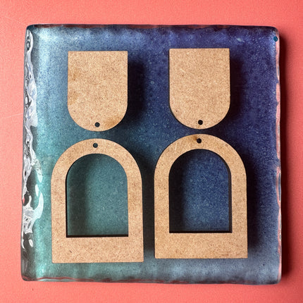 Arches 4 pairs Earring Components mix and match - Create Along 