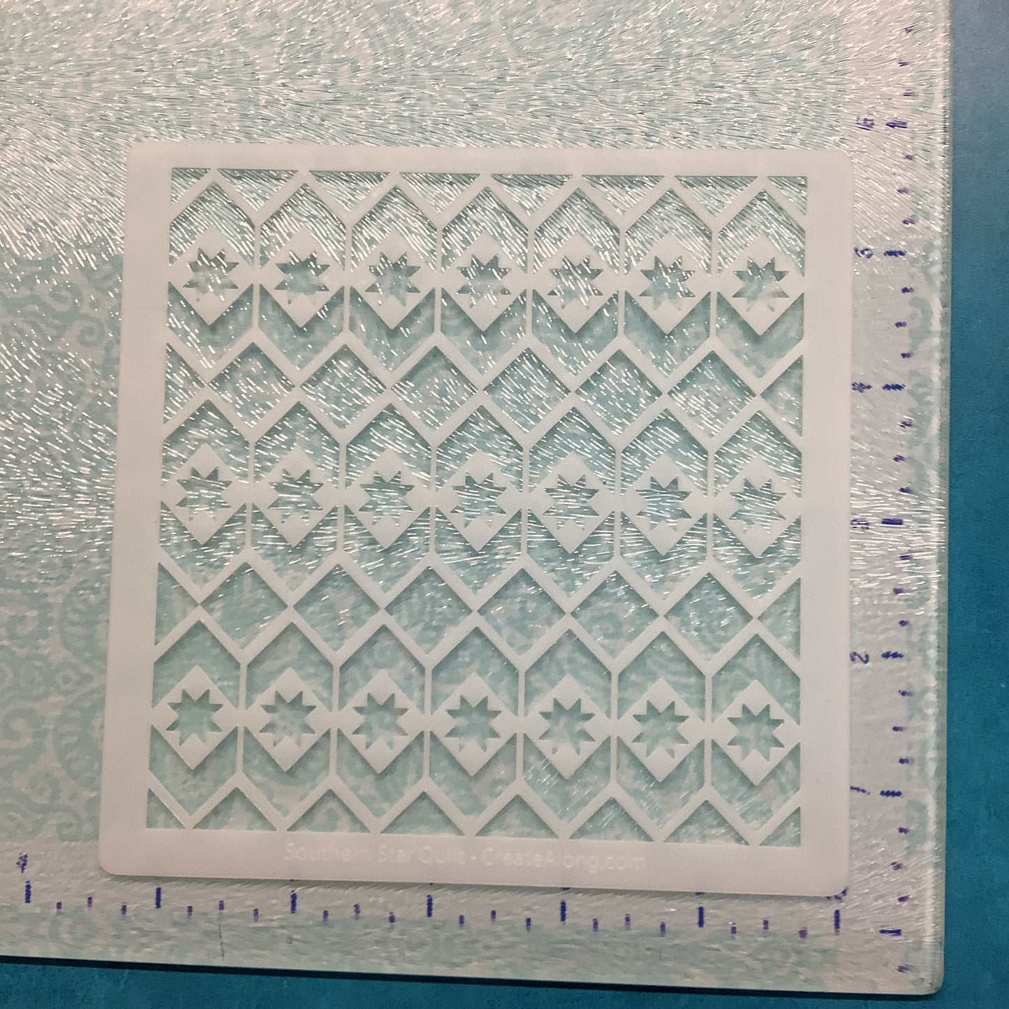 Southern Star Quilt Mylar Crafting Stencil pattern