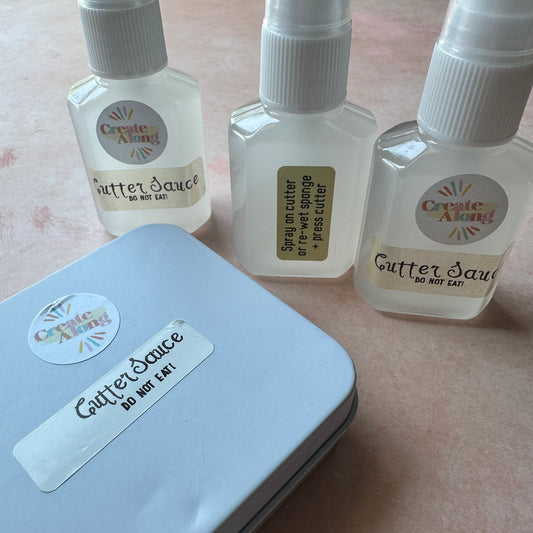 Cutter Sauce™ spray release for polymer clay imprint cutters and stamps