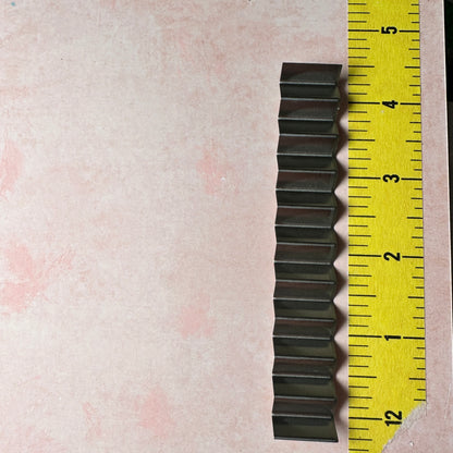 Large Wavy polymer clay slicing blade potato chip mokume gane patterns - Create Along 