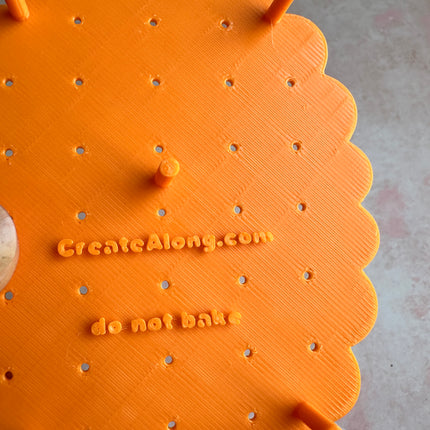 Stud earring jig finishing UV resin sealer tool support polymer clay - Create Along 