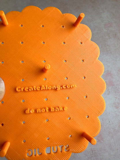 Stud earring jig finishing UV resin sealer tool support polymer clay - Create Along 