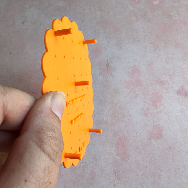 Stud earring jig finishing UV resin sealer tool support polymer clay - Create Along 